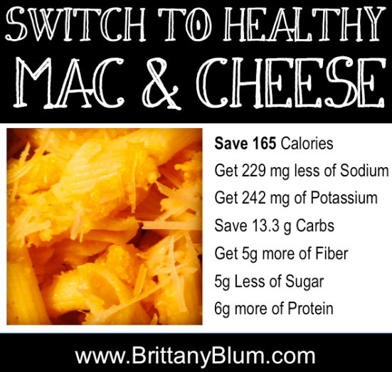Healthy Mac and Cheese :: Must See Recipe :: www.brittanyblum.com